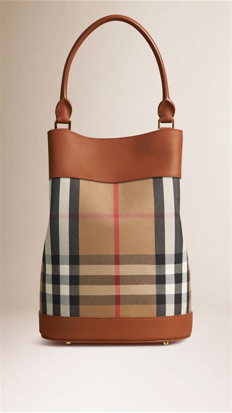 burberry house check & leather bootie|Women’s Designer Tote Bags .